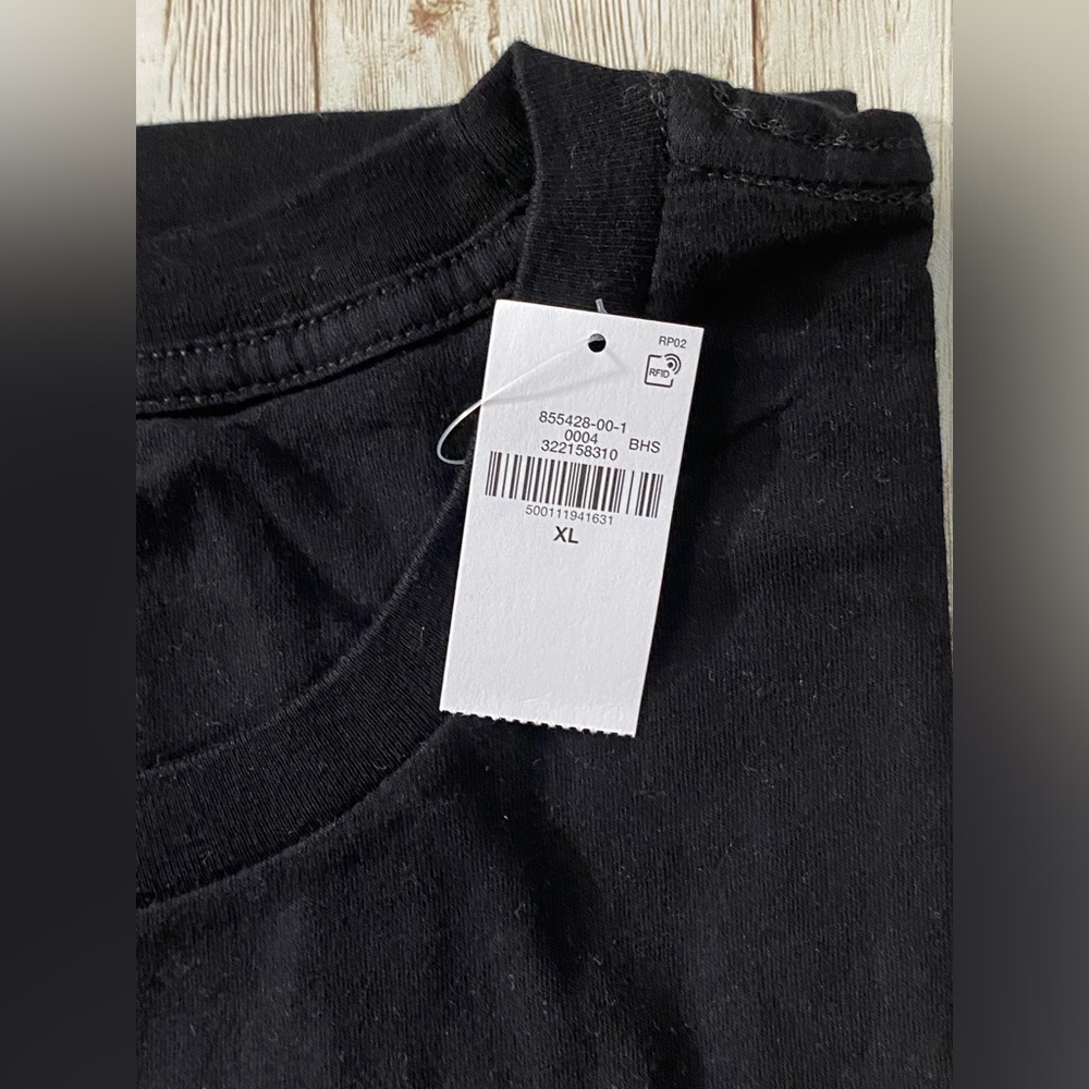 🆕 Old Navy Men’s Crew-Neck Short Sleeve T-Shirt Black XLarge XL - Picture 9 of 11